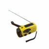Dynamo Solar Hand Crank AM FM Radio & Power Bank & LED Flashlight - Yellow