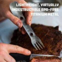 UCO Titanium Utility Spork 11 UCO Titanium Utility Spork -Hema Shop F SP TI 3