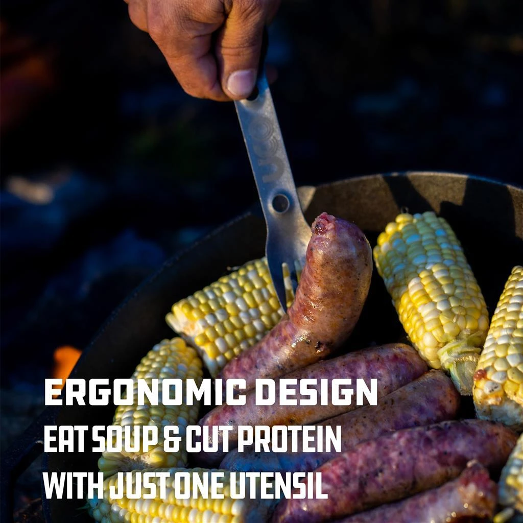 UCO Titanium Utility Spork 8 UCO Titanium Utility Spork - Image 6