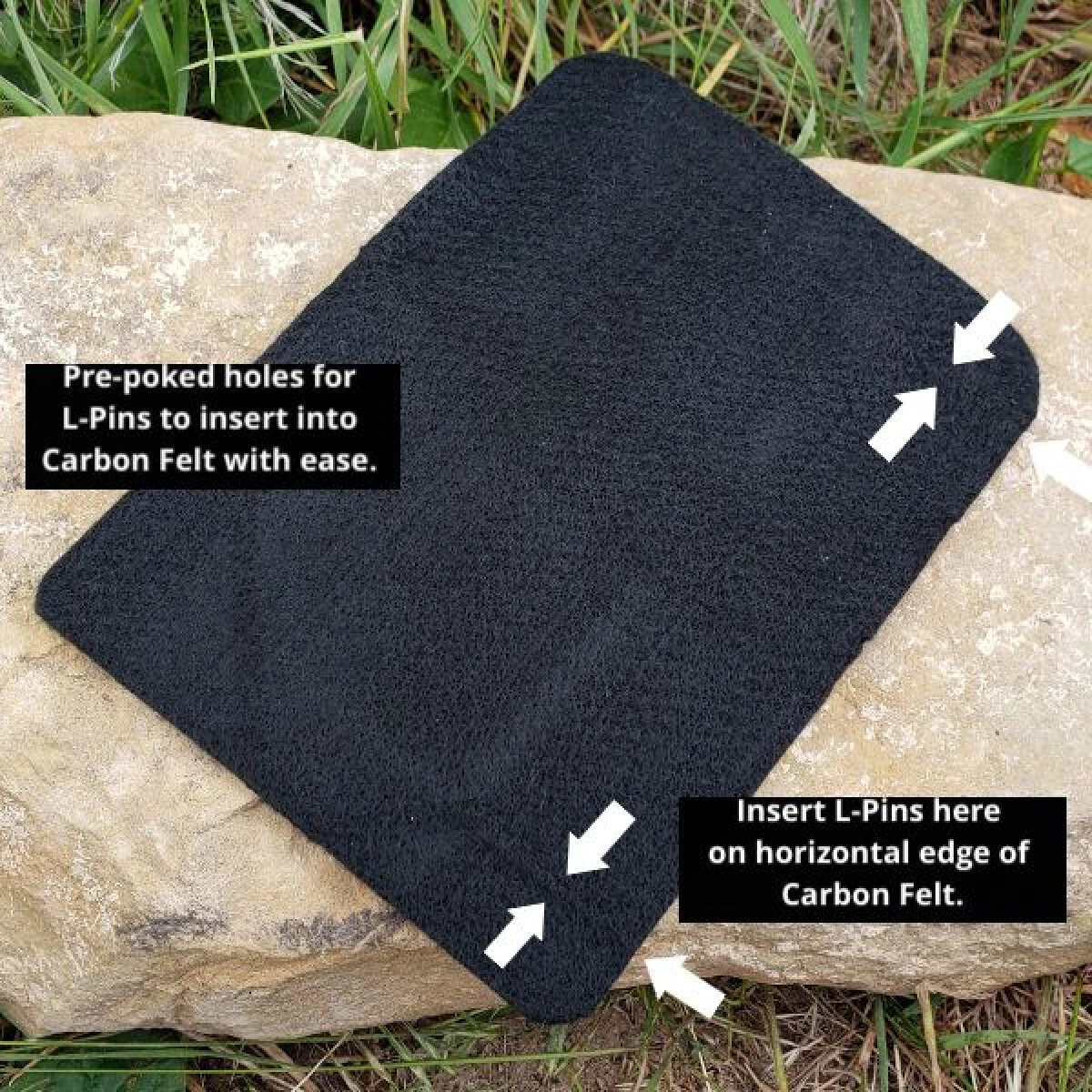 Firebox L-Pins For Carbon Felt Windscreen 5 Firebox L-Pins For Carbon Felt Windscreen - Image 3