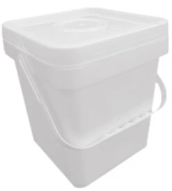 Bucket 5 Litre Food Grade (Square Stackable)