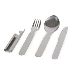 NATO S/S Chow Kit With Can Opener & Carry Bag