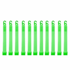 Emergency 8 Hour Glow Stick Green 10 Pack +1 Free