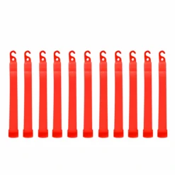 Emergency 8 Hour Glow Stick Red 10 Pack +1 Free