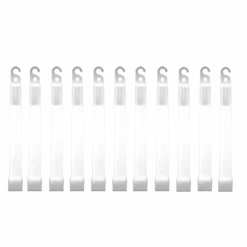 Emergency 8 Hour Glow Stick White 10 Pack +1 Free