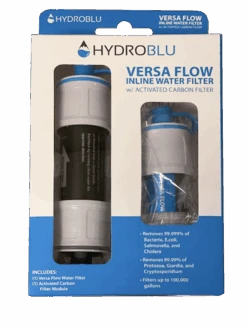 2-Stage HydroBlu Versa Flow Light Weight Inline Water Filter Kit -Hema Shop HB VF 06 2