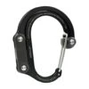 Stealth Black Heroclip 3-in-1 Clip, Swivel, Hook Carabiner (Medium)