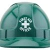 Hard Hat Green "First Aid Officer"