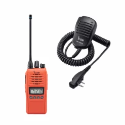 Icom IC-41PRO With Microphone Combo (Orange)