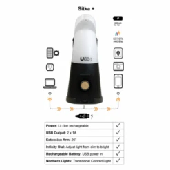 UCO Sitka+ LED Lantern | Rechargeable 12 UCO Sitka+ LED Lantern | Rechargeable -Hema Shop ML SITKA LI 3