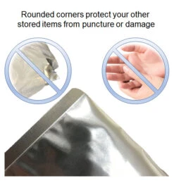 1 Gal (3.8L) Mylar Bags 5pk With Ziplock -Hema Shop MPVLZ 101435 2