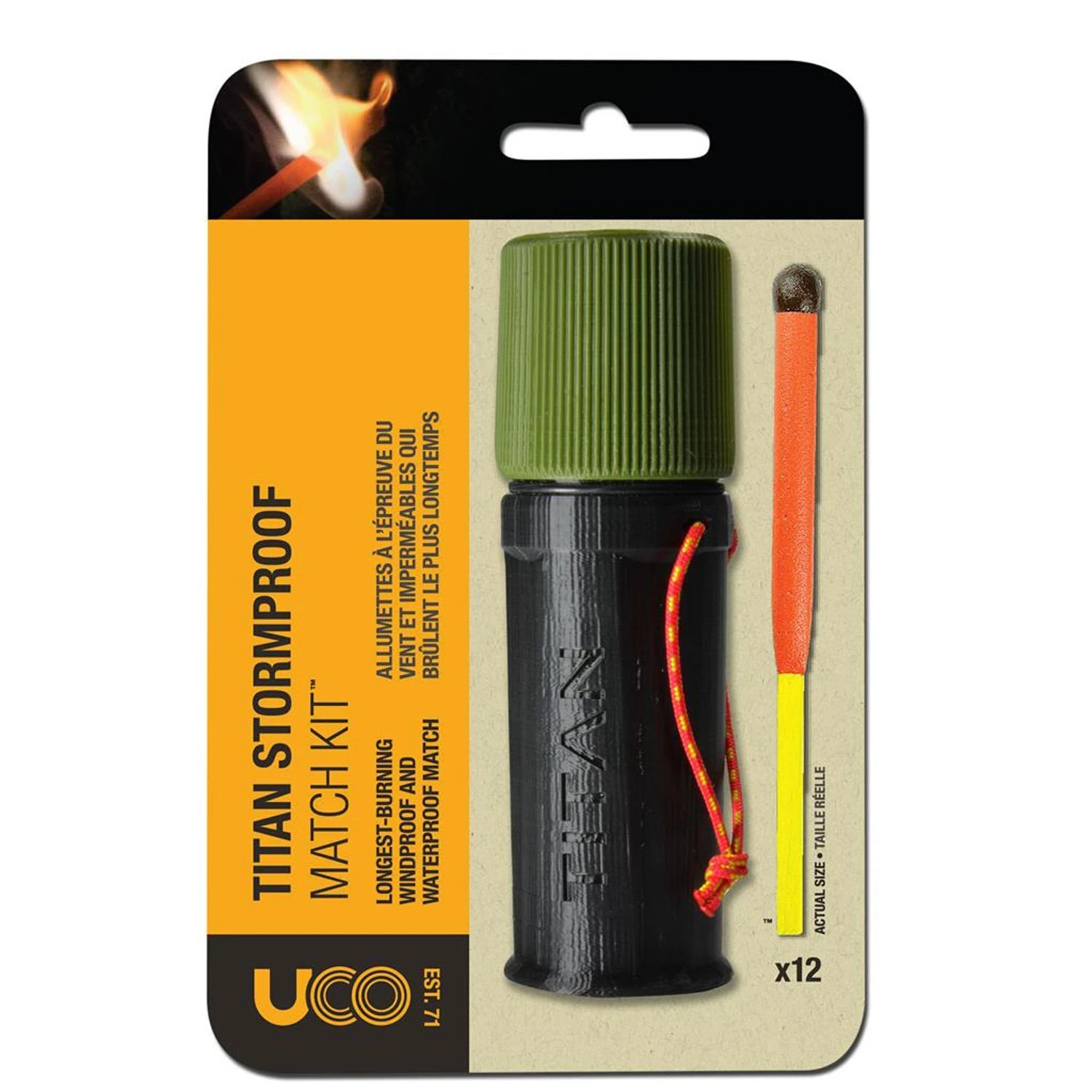 UCO Titan Stormproof Match Kit 6 UCO Titan Stormproof Match Kit - Image 4