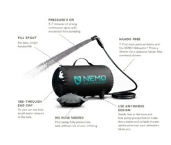 Nemo Helio Portable High Pressure Shower -Hema Shop NEM00263 2