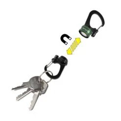 Nite Ize SlideLock 360° Magnetic Locking Dual Carabiner [Colour: Olive] -Hema Shop NiteIzeSL360 p 1