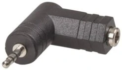 Adaptor 3.5mm Socket - 2.5mm Stereo Plug Right Angle