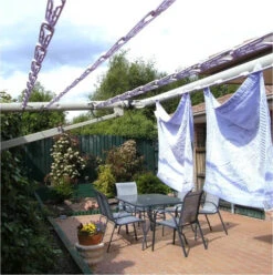 Pegless Portable Compact Clothesline Blue 12 Pegless Portable Compact Clothesline Blue -Hema Shop PGLCBlue 4