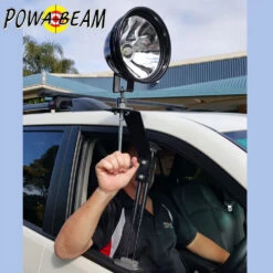 Powa Beam 175mm/7" QH 100W Spotlight With Bracket -Hema Shop PL175WB 1