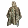 Waterproof Poncho Ripstop Hooded Multicam