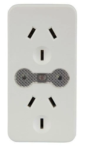 Double Adapter With LED Night Light 4 Double Adapter With LED Night Light - Image 2