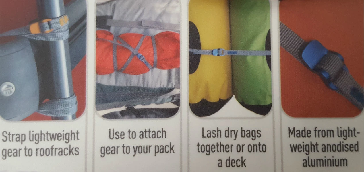 2M (20mm) Sea To Summit Buckle Release Accessory Strap 4 2M (20mm) Sea To Summit Buckle Release Accessory Strap - Image 2