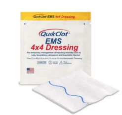 QuikClot EMS 4x4 Dressing (10cm X 10cm)