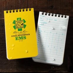 Rite In The Rain EMS "Vital Stats" All Weather Notebook Safety Yellow -Hema Shop RITR 112 5