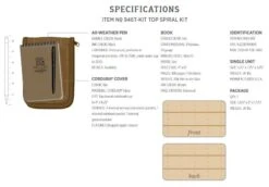 Rite In The Rain All Weather Notebook Kit 4x6" Tan 946T-KIT -Hema Shop RITR 946T KIT 2