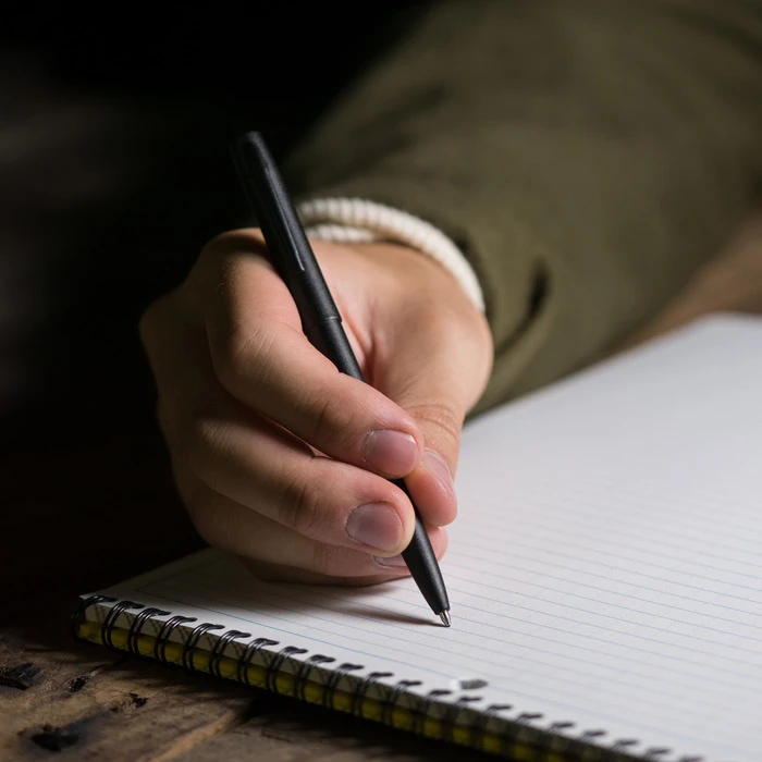 Rite In The Rain Black Metal Clicker Pen BLACK No. 97 4 Rite In The Rain Black Metal Clicker Pen BLACK No. 97 - Image 2