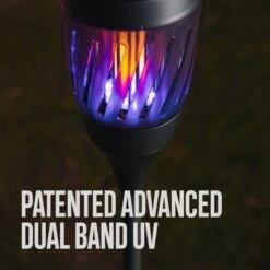 Solar Torch Zapper W/ Flickering Flame 9 Solar Torch Zapper W/ Flickering Flame -Hema Shop SKE ZAP 1008 A 2