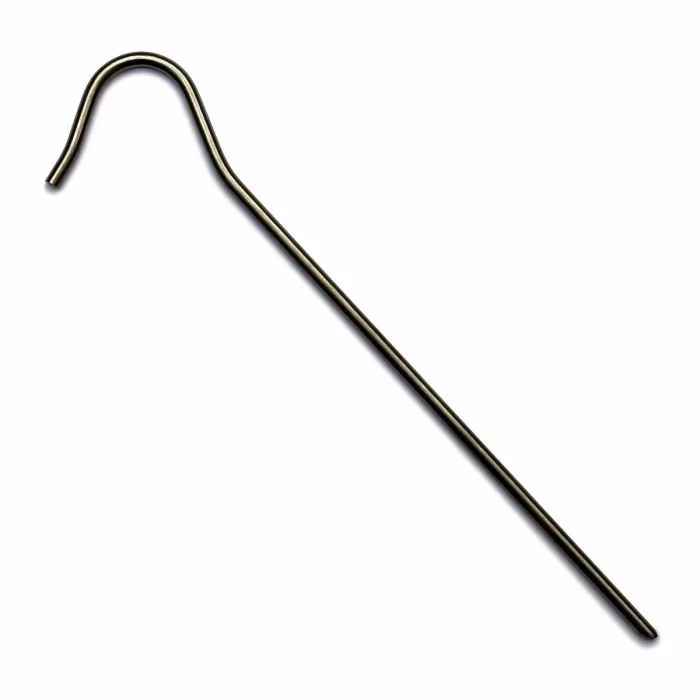 Vargo Titanium Ultralight Classic Hook Tent Stakes 3 Vargo Titanium Ultralight Classic Hook Tent Stakes