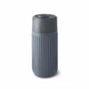 Black+Blum Glass Travel Cup With Silicone Sleeve 340ml [Colour: Slate]