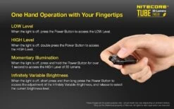 Nitecore Tube V2.0 USB Rechargeable 55 Lumens Green -Hema Shop TUBEGREEN 3