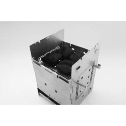 Firebox 5" Titanium Adjustable Fire Grate Or Grill For Nano -Hema Shop Ti FBAdjGrillPlate 1