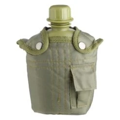 Army Canteen Bottle With Olive Cover