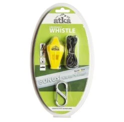 Atka Emergency Whistle W/ Nite Ize S-Biner - Yellow