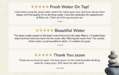 Zazen Alkaline Water Filtration System With Glass Bottom Tank -Hema Shop Zazen810 816GR 2