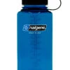 Blue With Black Nalgene Wide Mouth Water Bottle 1 Litre -Hema Shop nalgenewide1000blueA